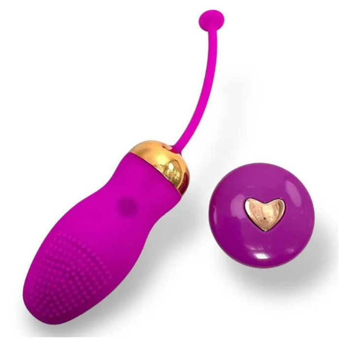 Huevo Vibrador Con Cerdas A Control Remoto Inalambrico